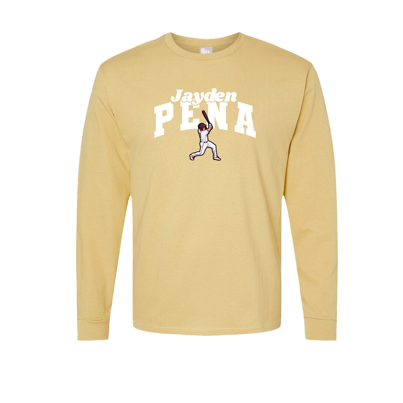 Long Sleeve Tee — Signature Arch in Vegas Gold