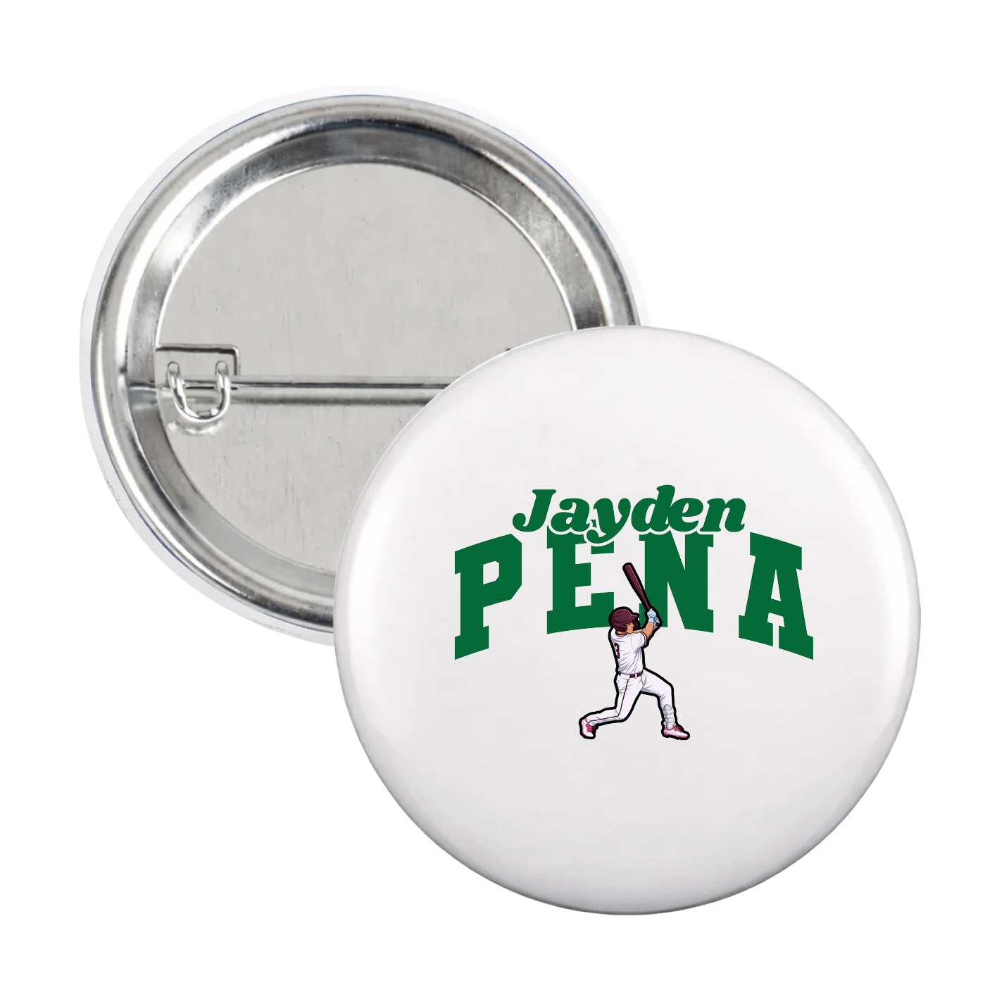Game Day Button — Signature Arch in White