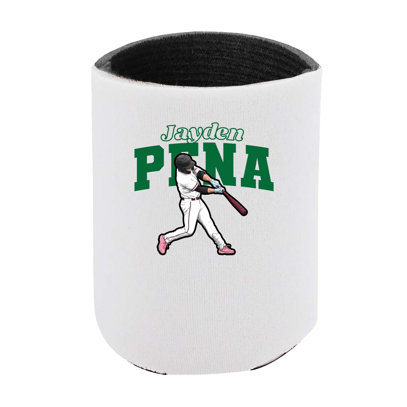 Can Holder — Name Arch in White