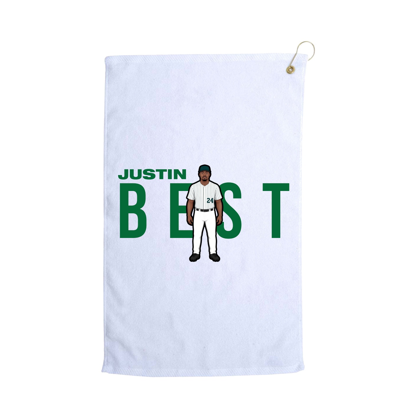 Golf Towel — Player Name in White