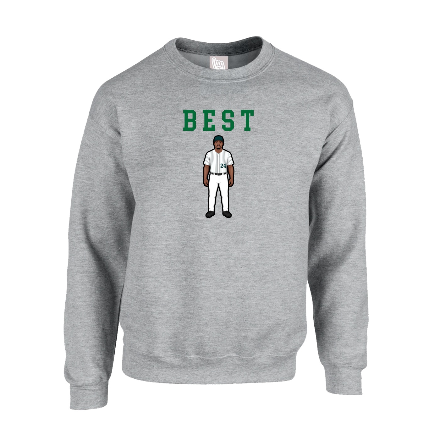 Fleece Crew — Shirsey in Grey