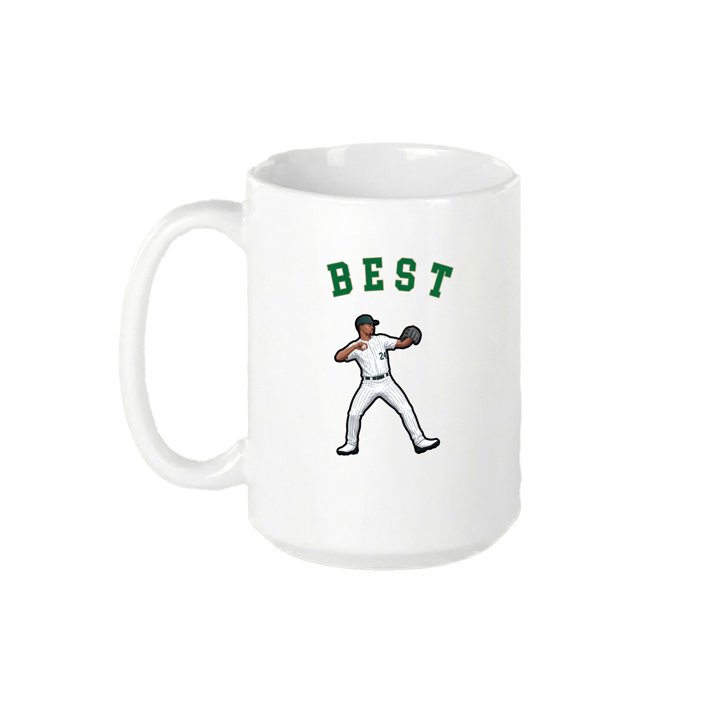 15oz Coffee Mug — Shirsey Arch in White