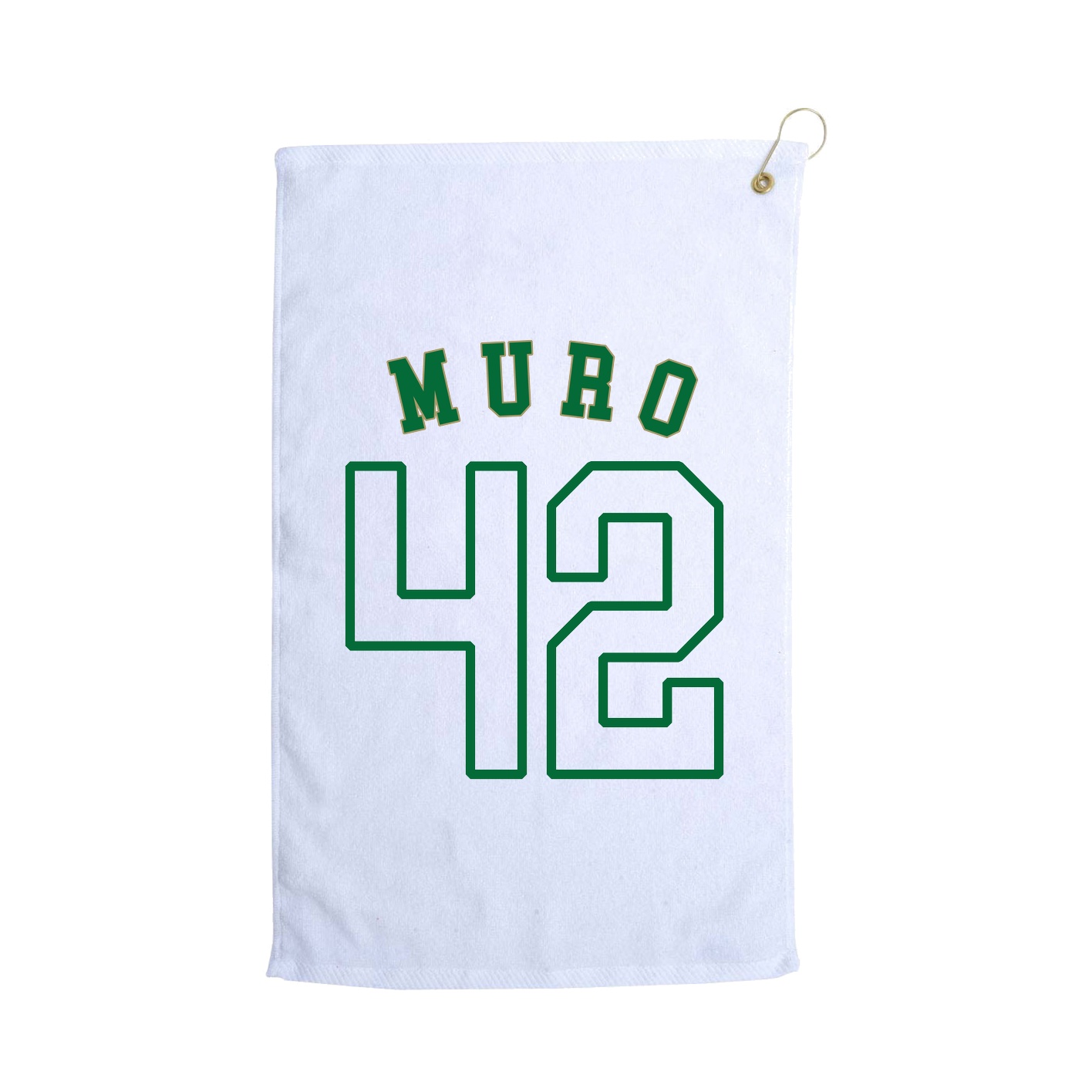 Golf Towel — Shirsey Arch in White