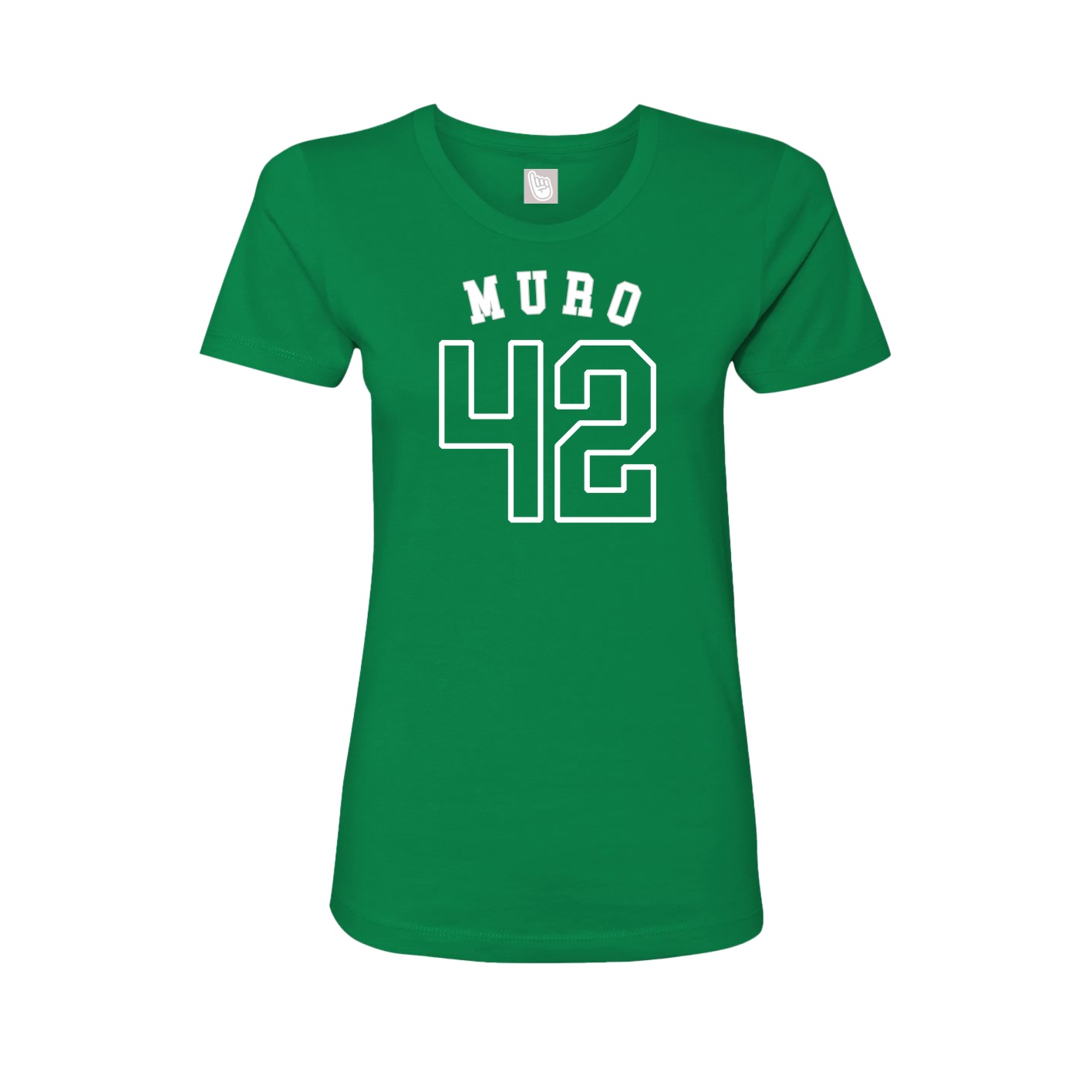 Fitted Women's Tee — Shirsey Arch in Green