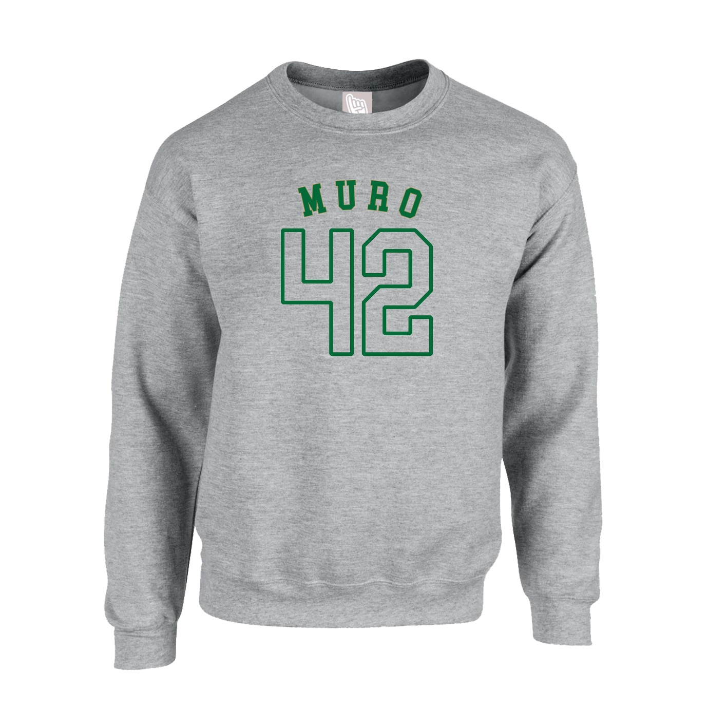 Fleece Crew — Shirsey Arch in Grey