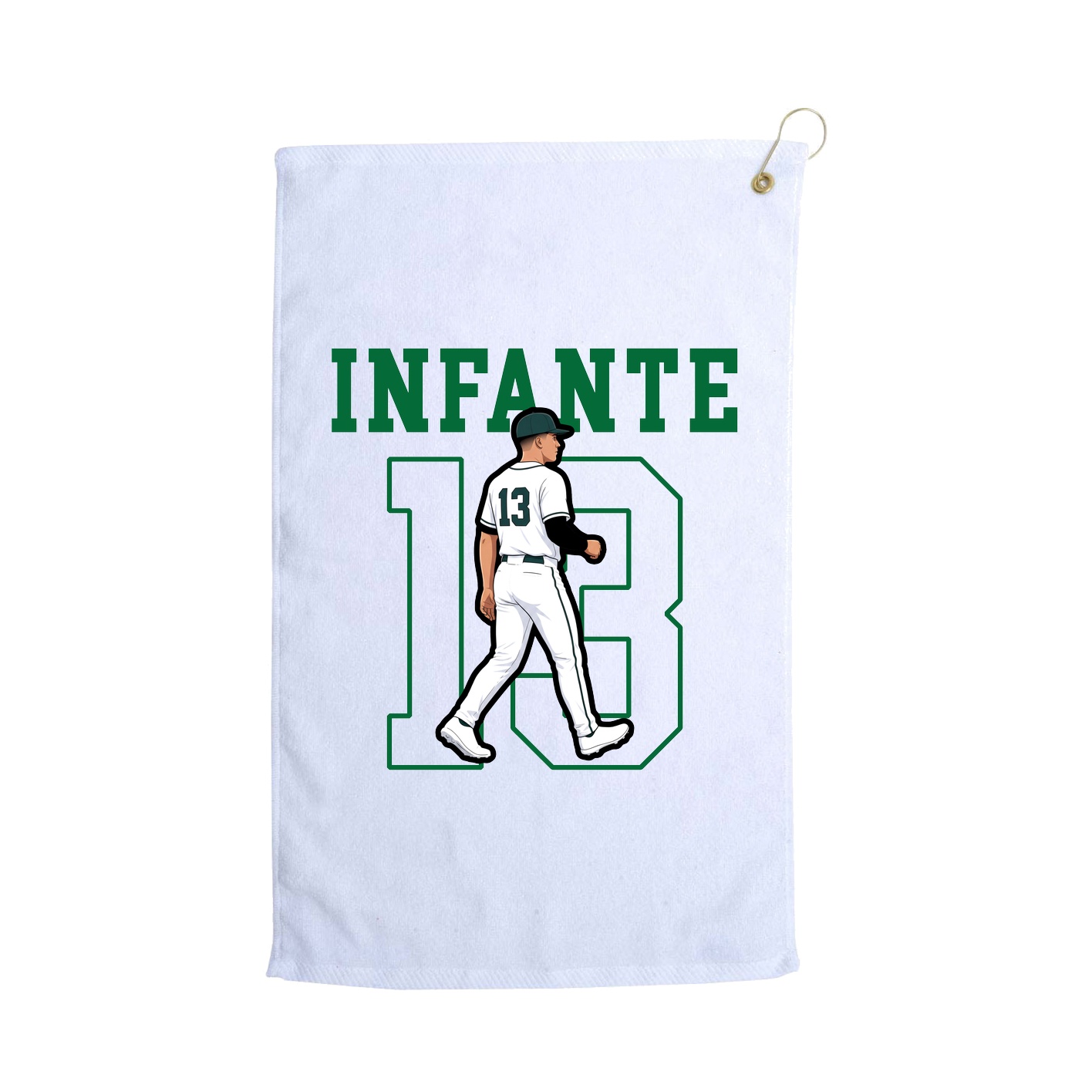 Golf Towel — Shirsey in White