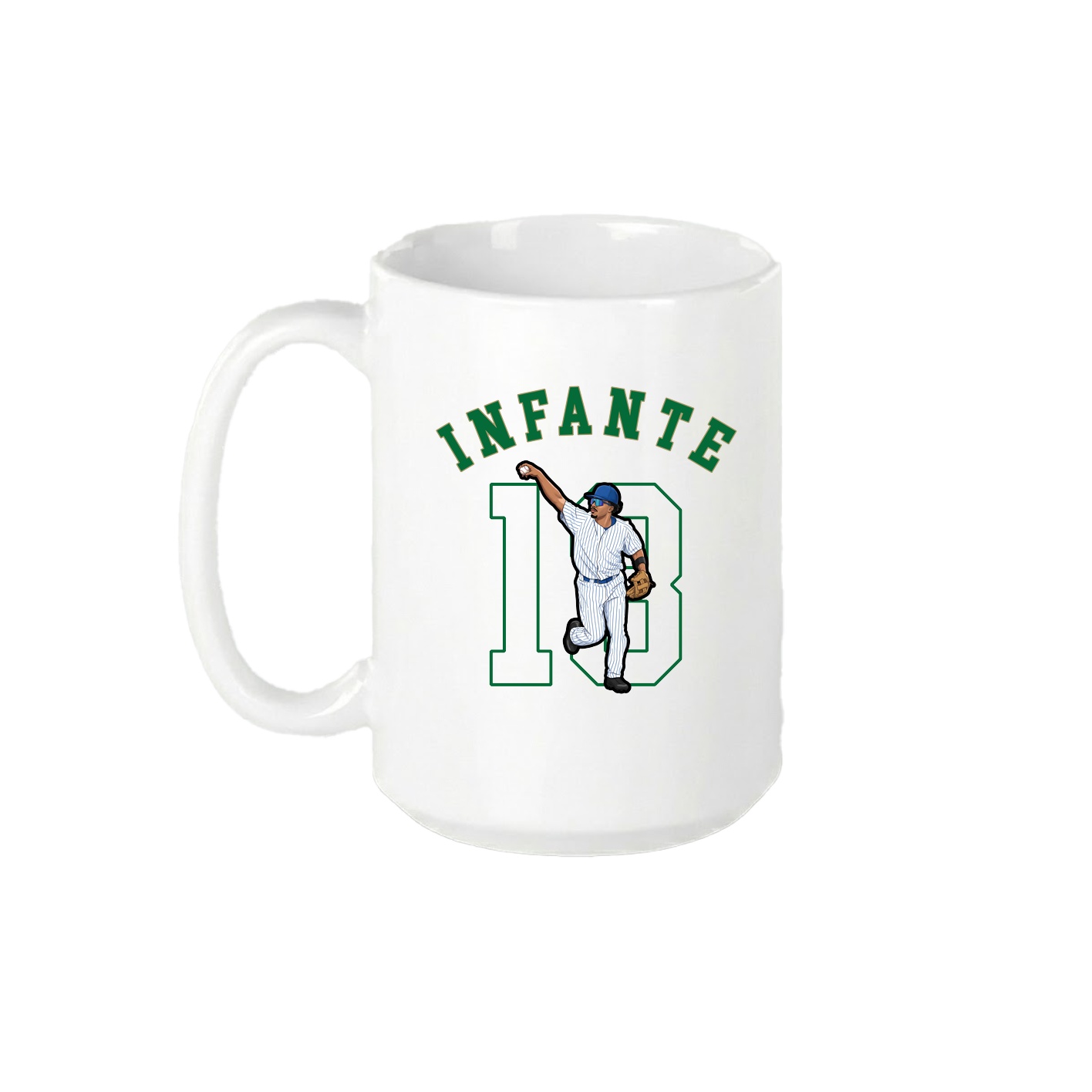 15oz Coffee Mug — Shirsey Arch in White