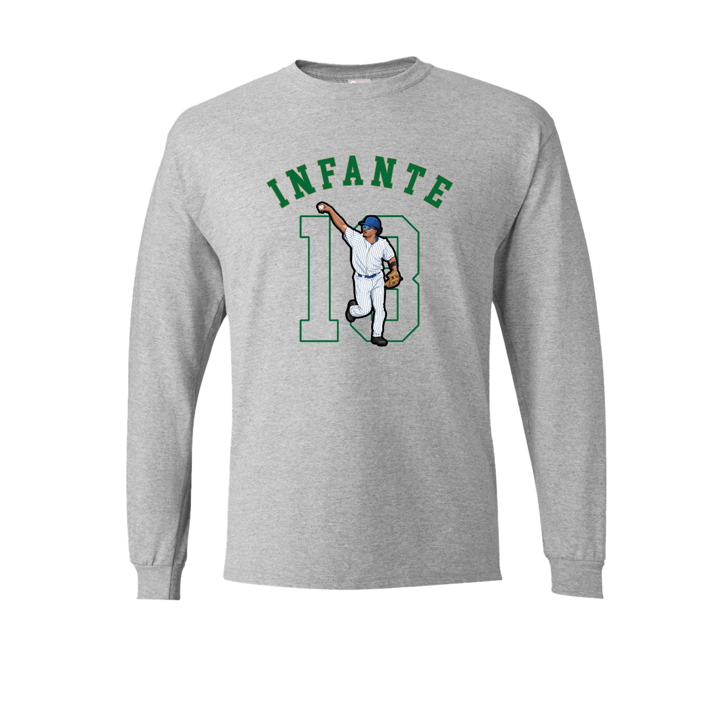 Long Sleeve Tee — Shirsey Arch in Grey