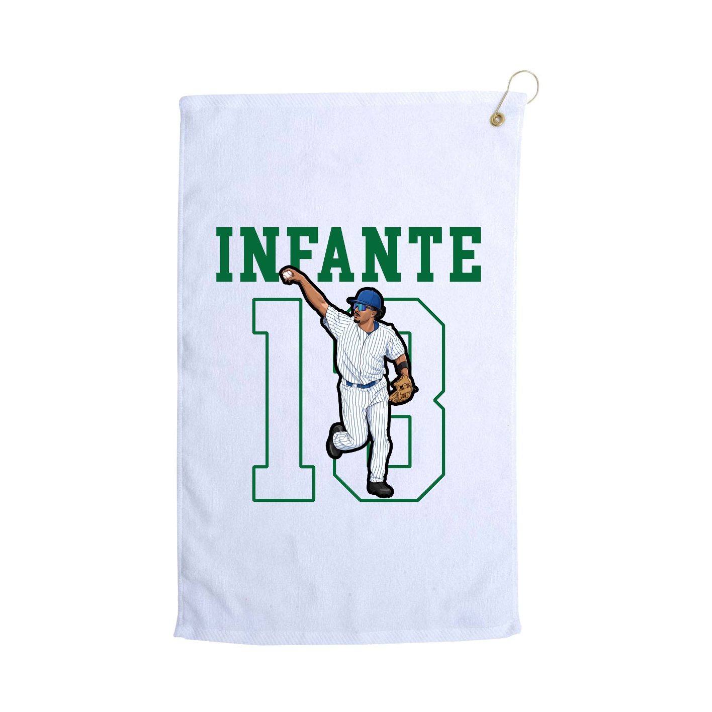 Golf Towel — Shirsey in White