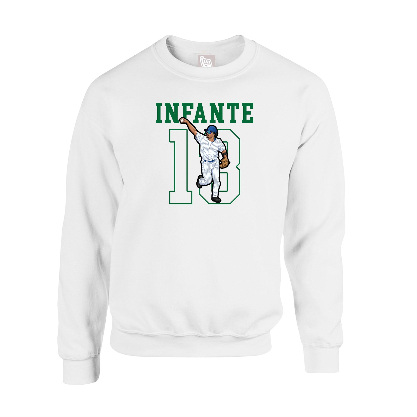 Fleece Crew — Shirsey in White