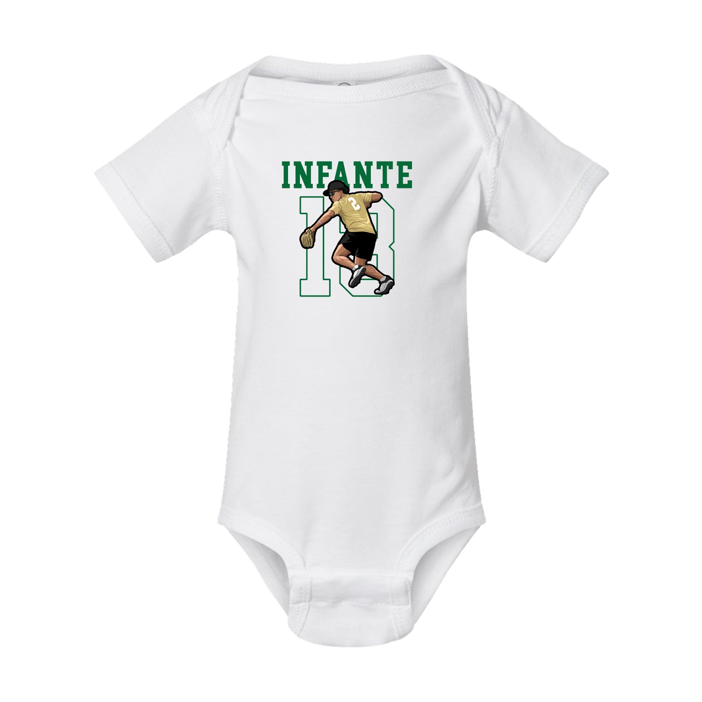 Baby Onesie — Shirsey in White