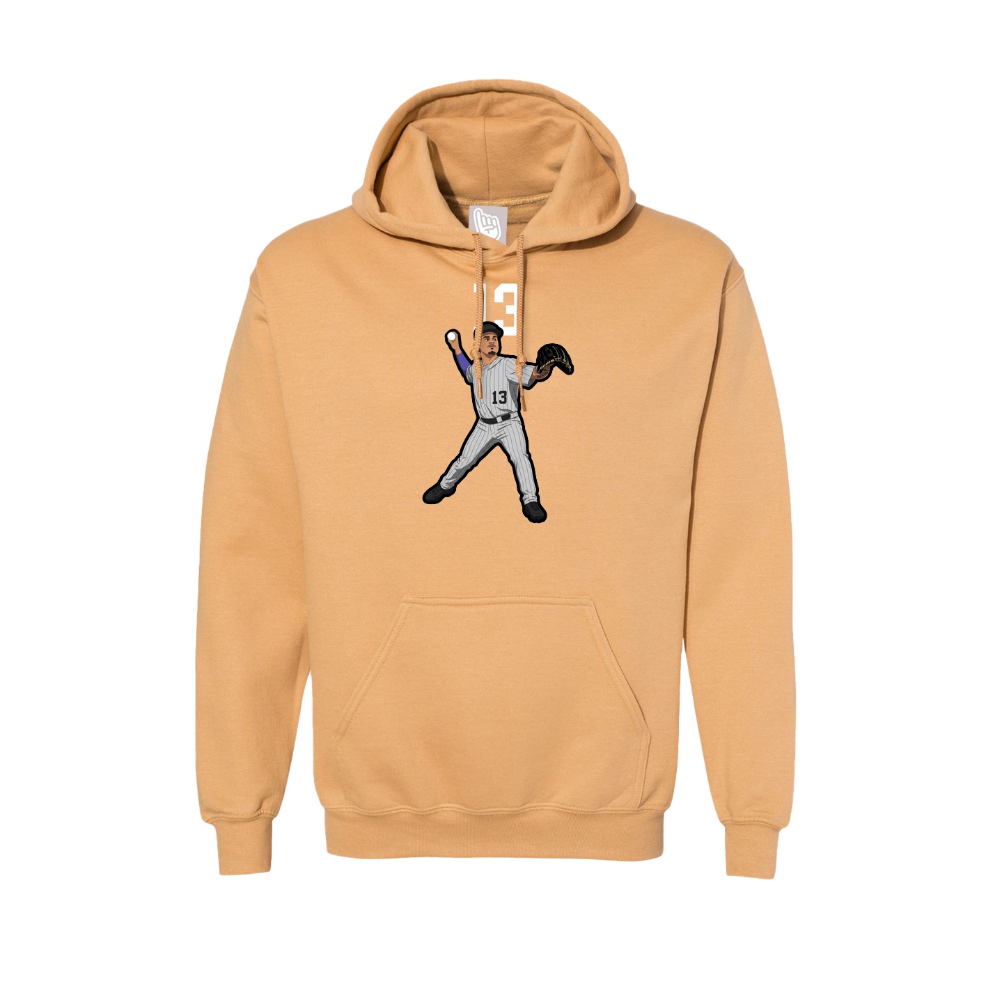 Hoodie — Number Top in Vegas Gold