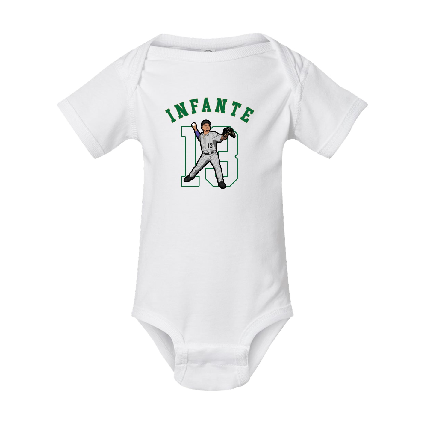 Baby Onesie — Shirsey Arch in White