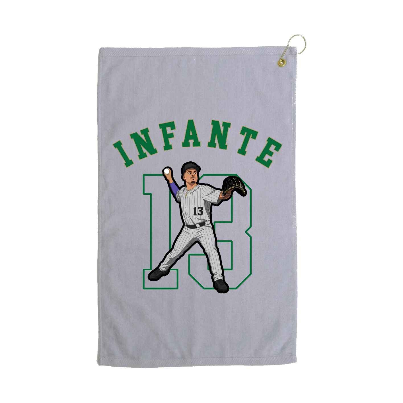 Golf Towel — Shirsey Arch in Grey