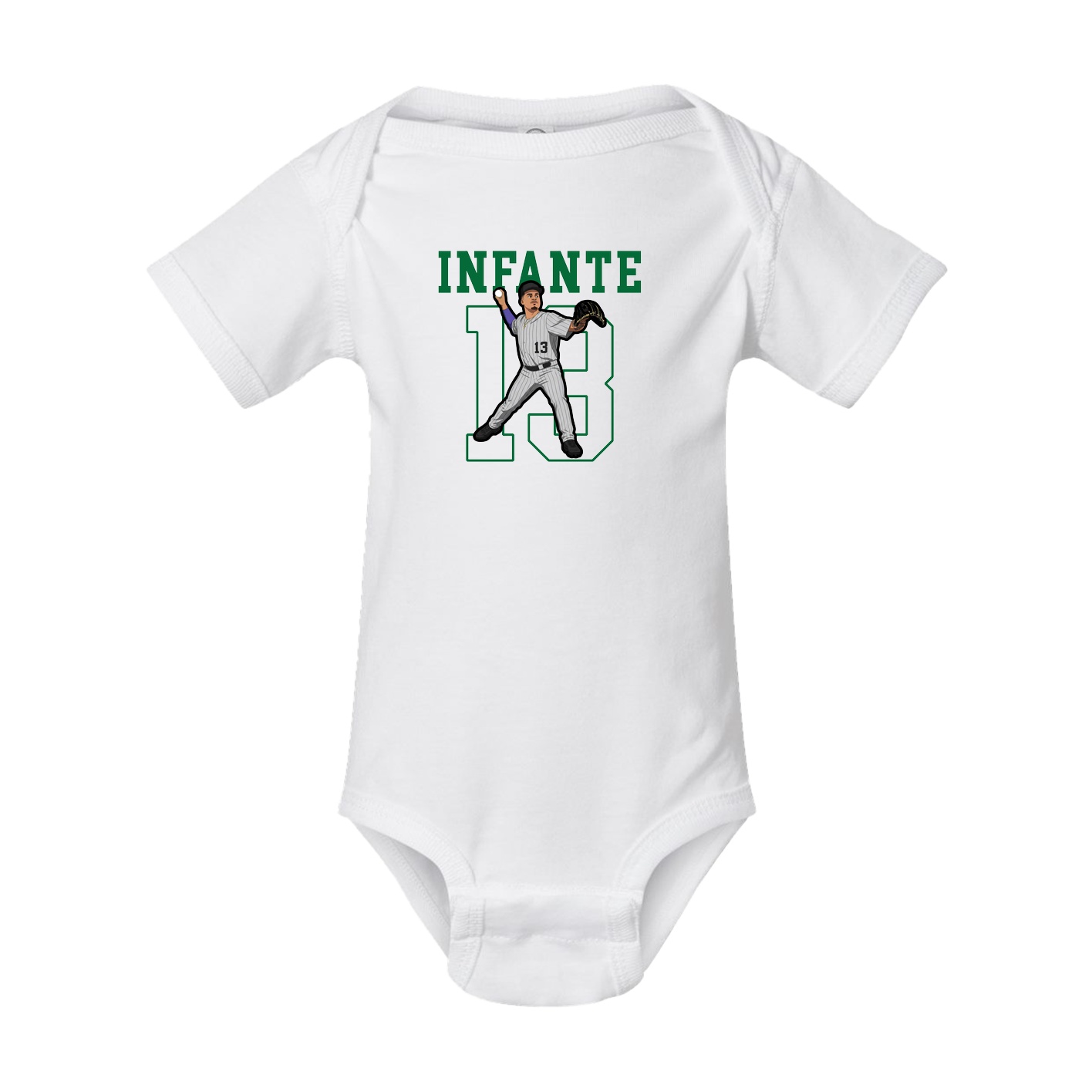 Baby Onesie — Shirsey in White