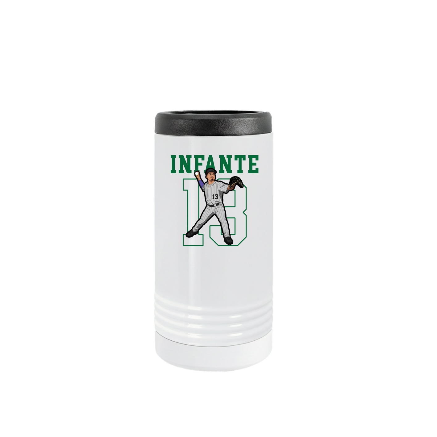 Slim Beverage Holder — Shirsey in White
