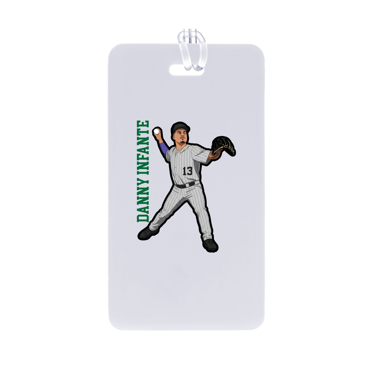 Bag Tag — Name Vertical in Classic
