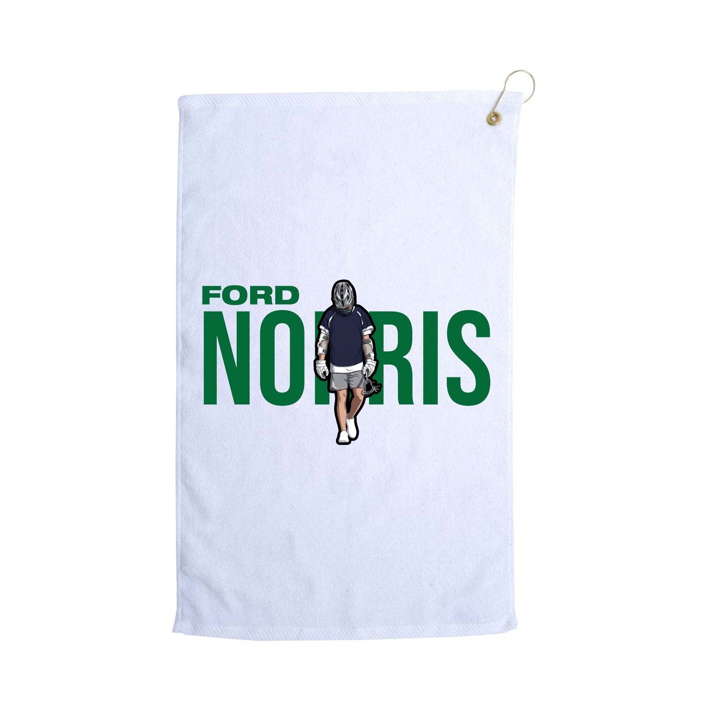 Golf Towel — Player Name in White