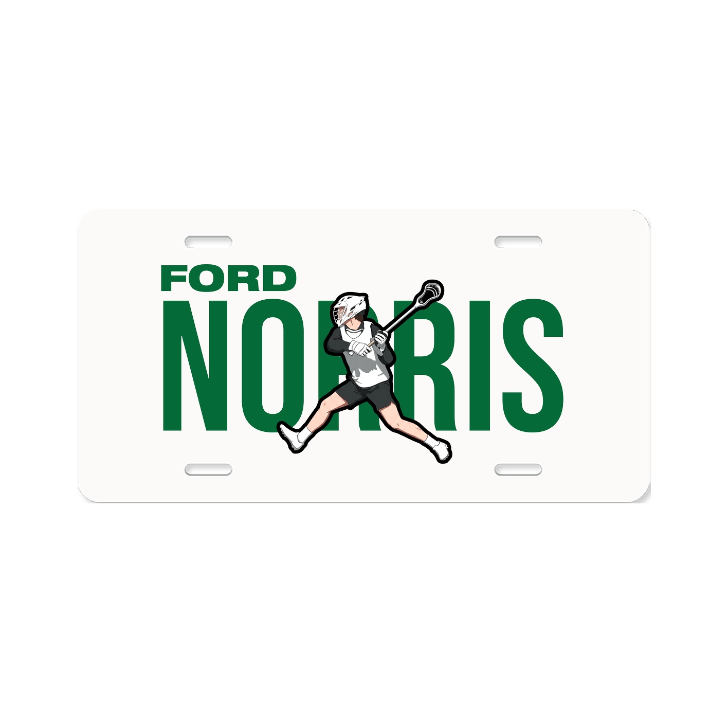 License Plate — Player Name in Classic