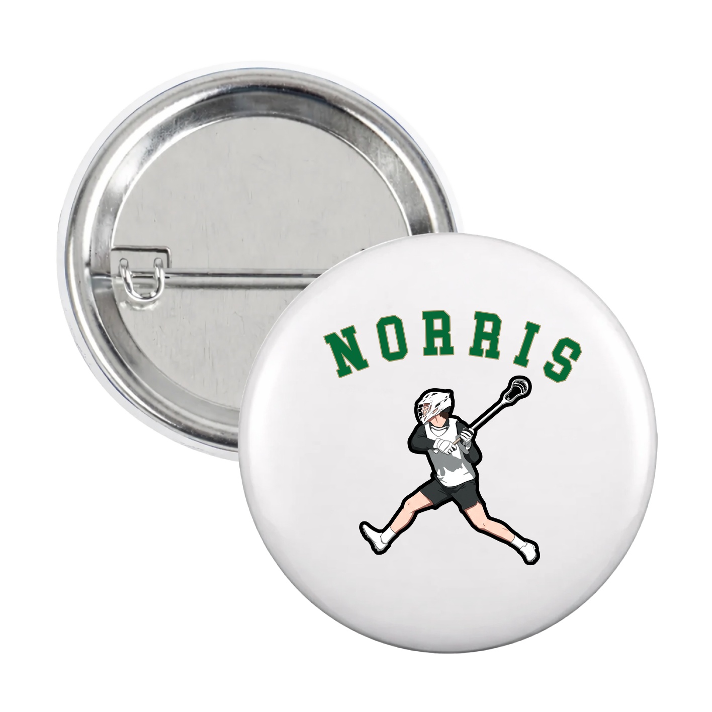 Game Day Button — Shirsey Arch in White