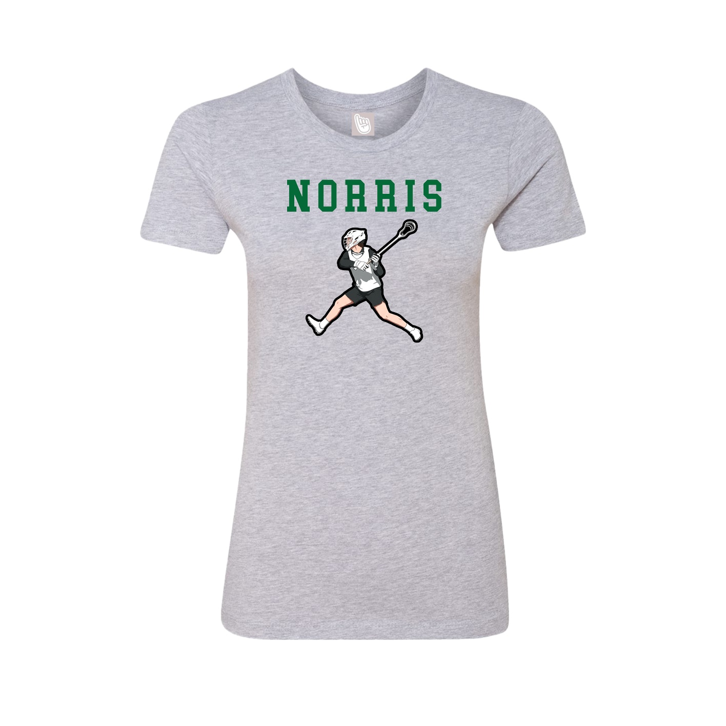 Fitted Women's Tee — Shirsey in Grey