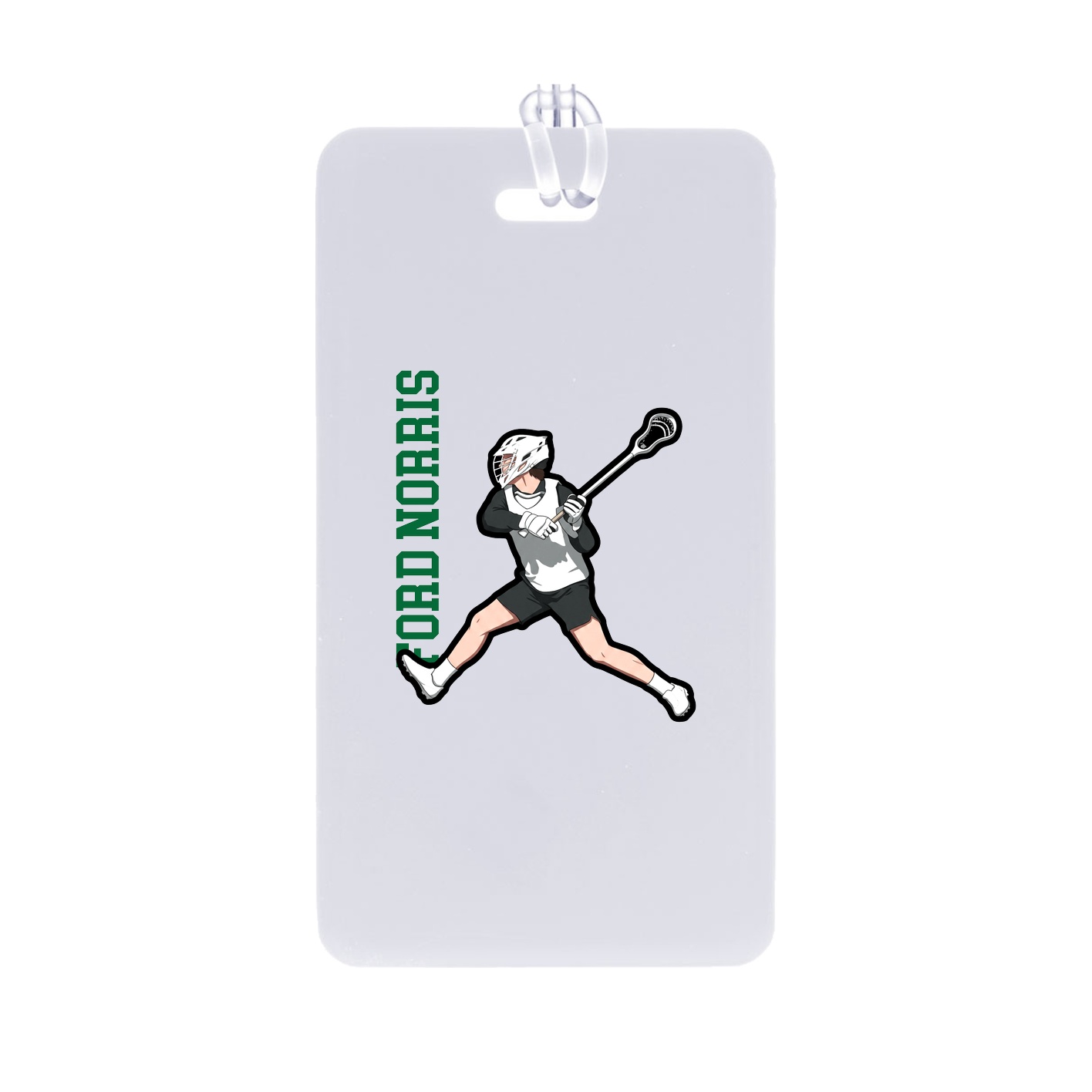 Bag Tag — Name Vertical in Classic