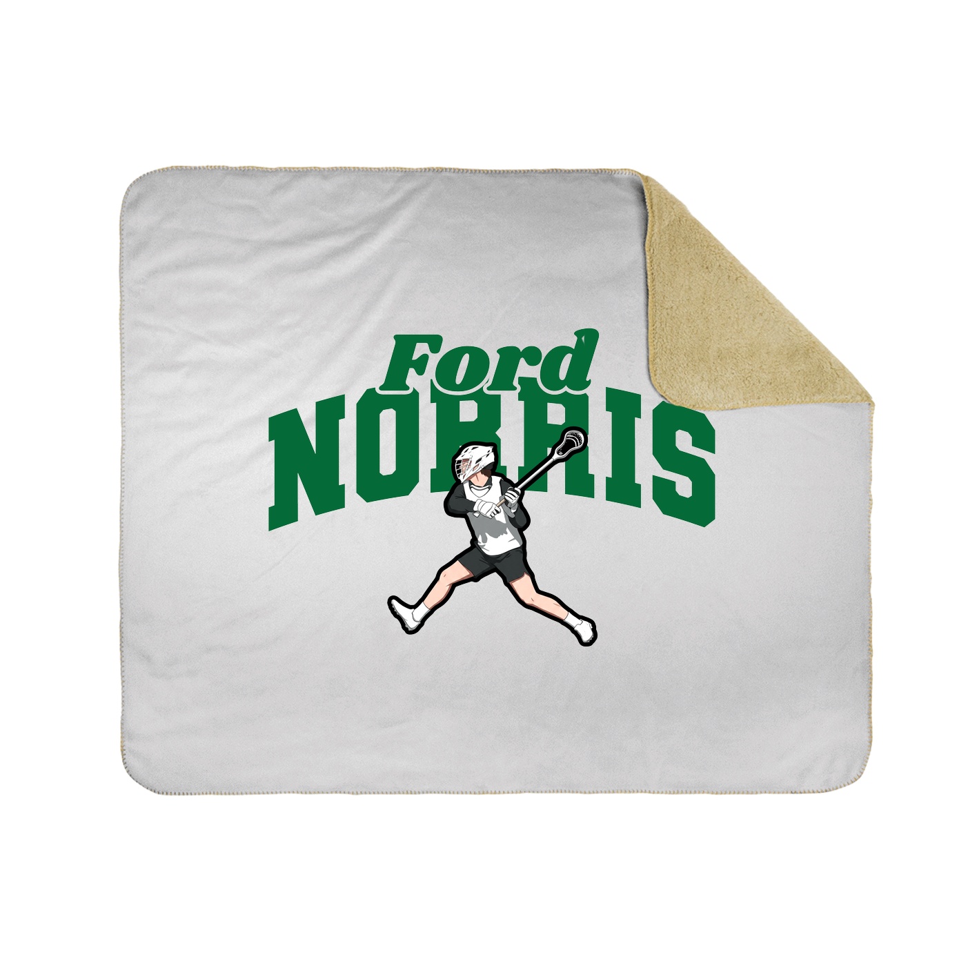 Throw Blanket — Signature Arch in White