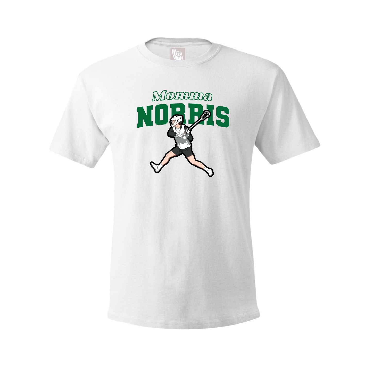 Youth Tee — Mothers Day Block in White