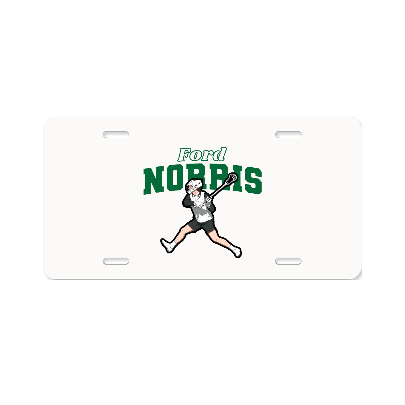 License Plate — Name Arch in Classic