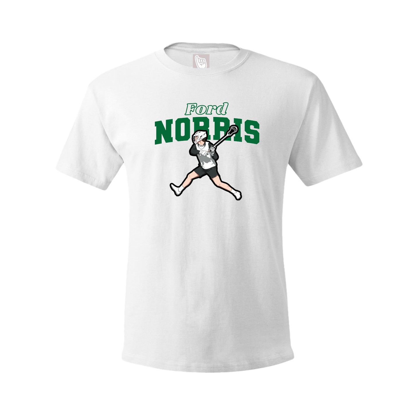 Tee — Name Arch in White