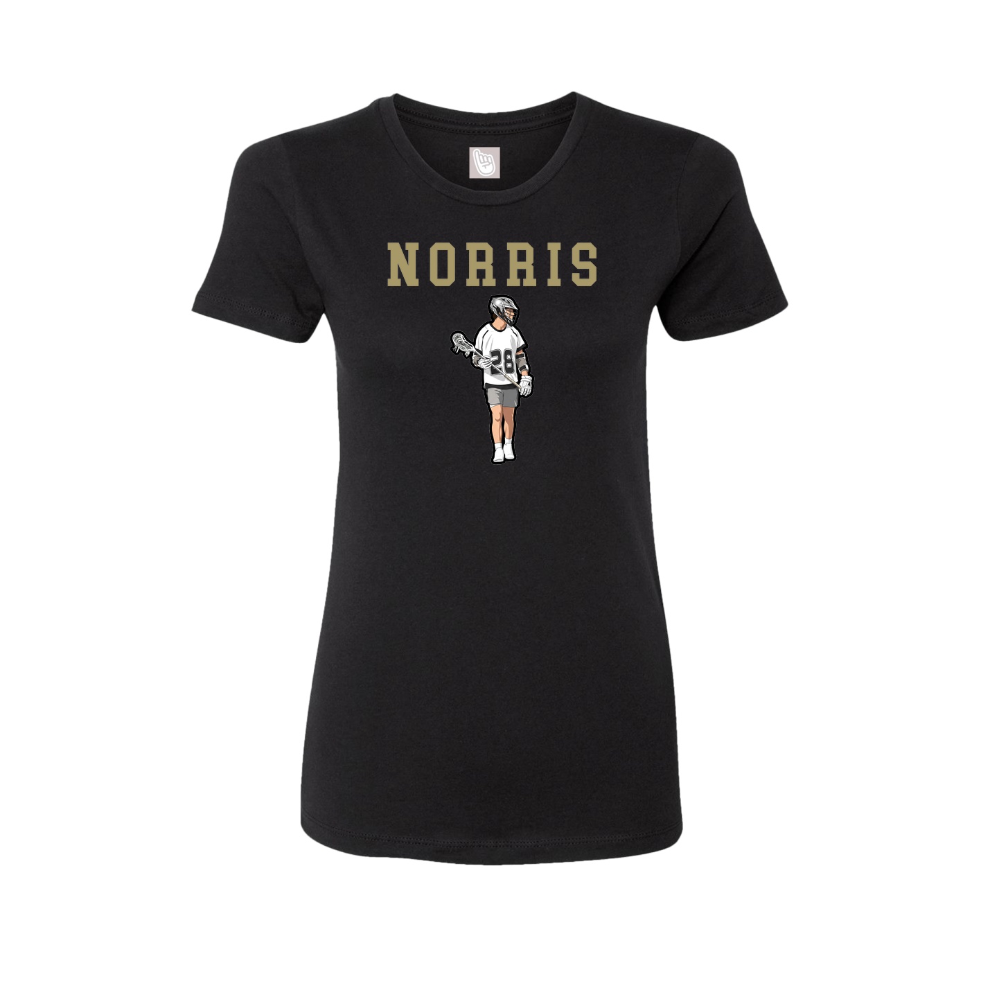 Fitted Women's Tee — Shirsey in Black
