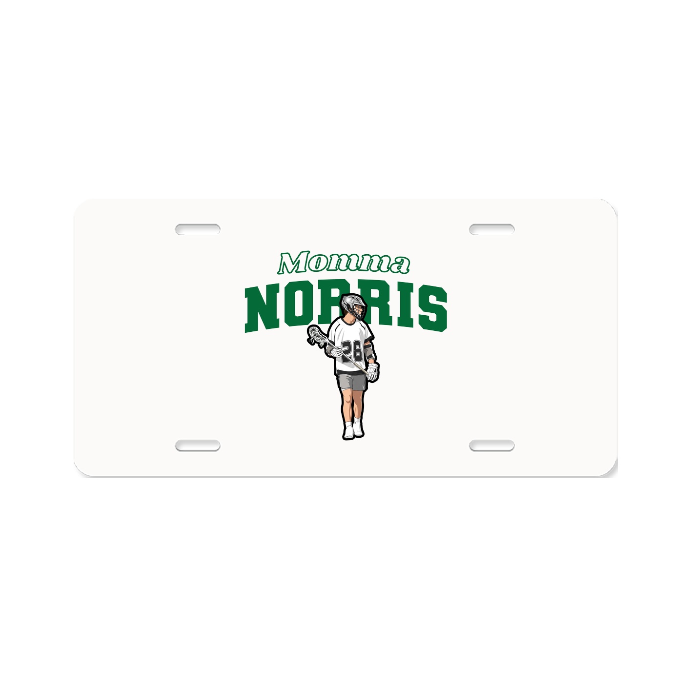 License Plate — Mothers Day Block in Classic