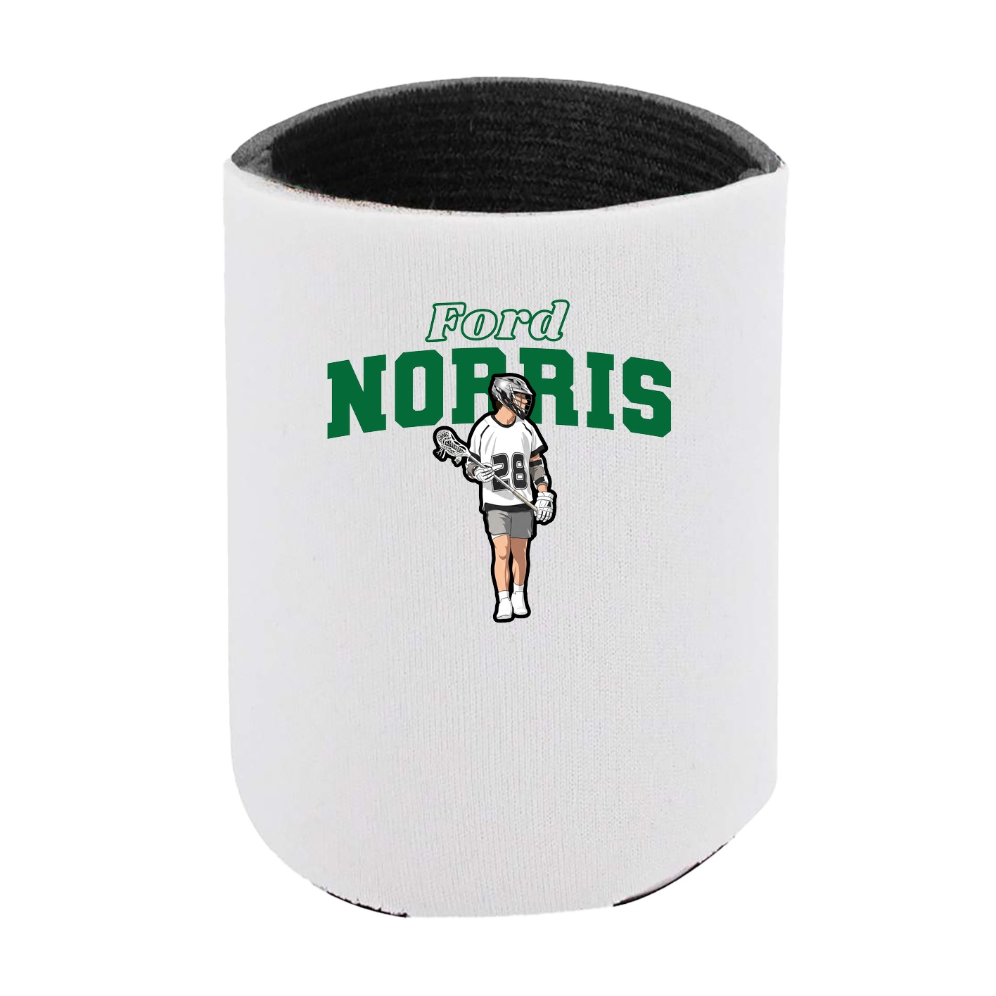 Can Holder — Name Arch in White