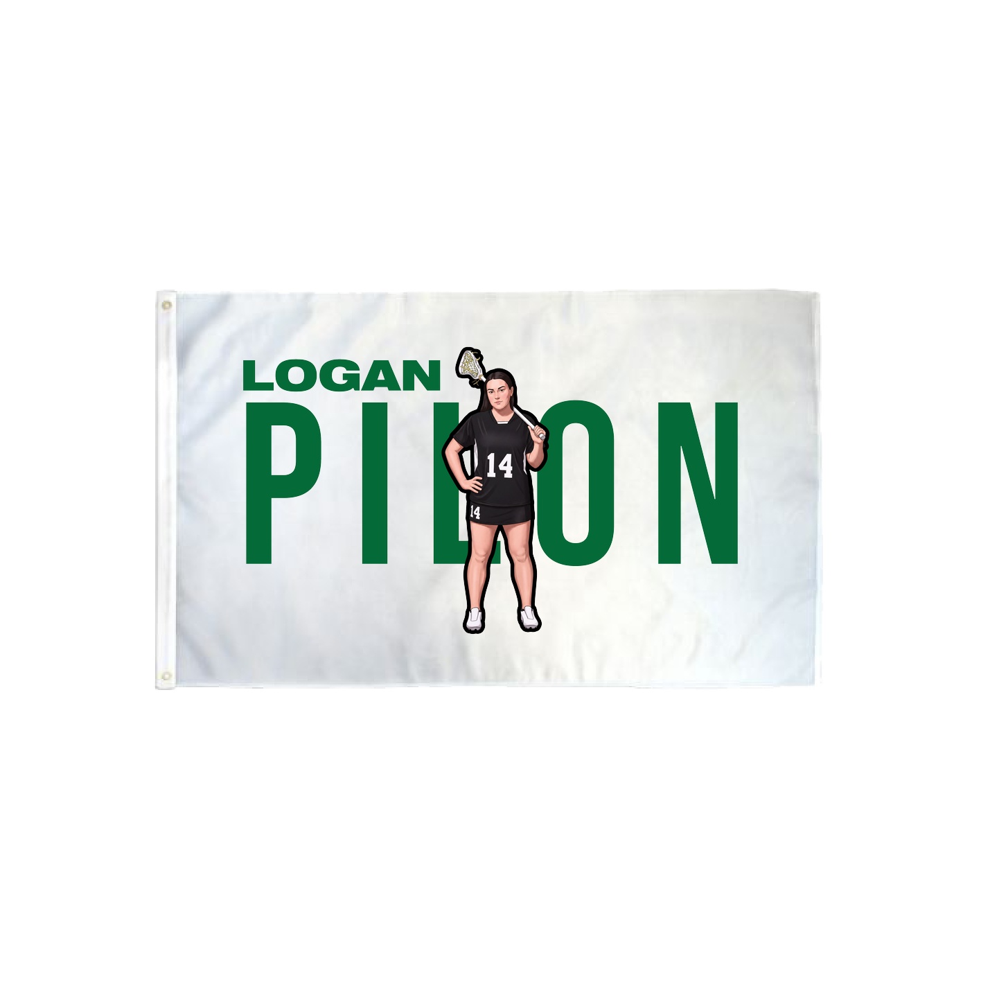 3x5 Flag — Player Name in Classic
