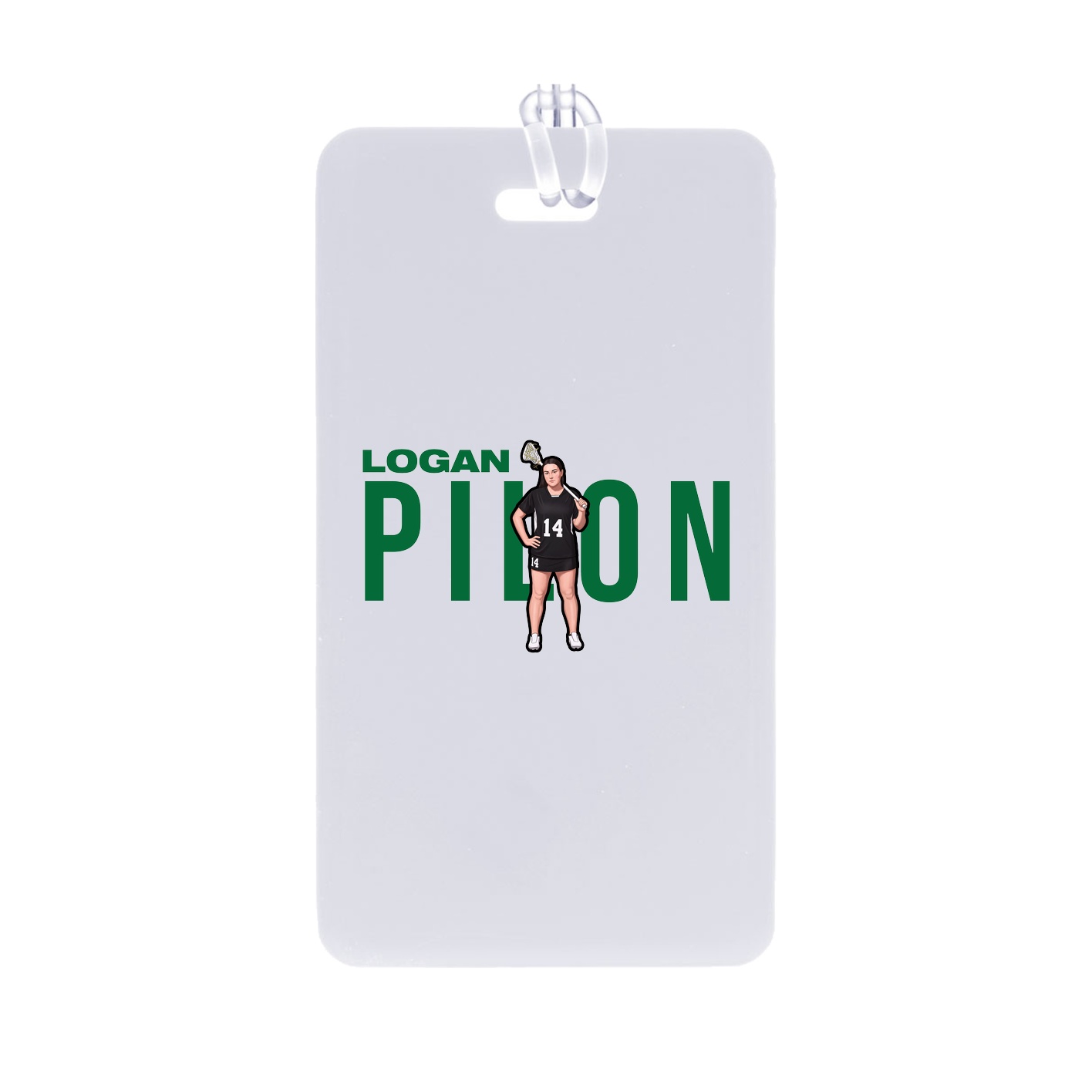 Bag Tag — Player Name in Classic