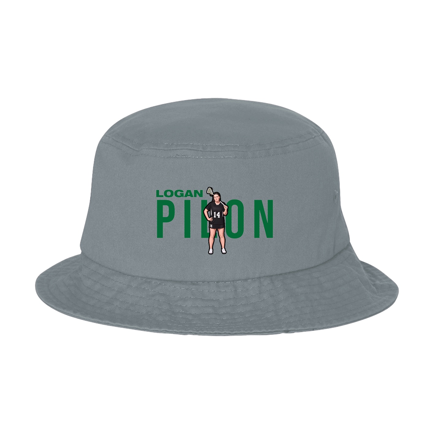 Bucket Cap — Player Name in Grey