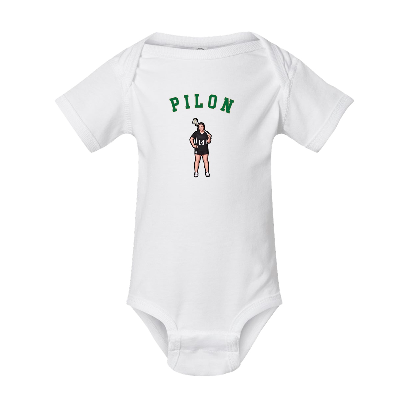 Baby Onesie — Shirsey Arch in White