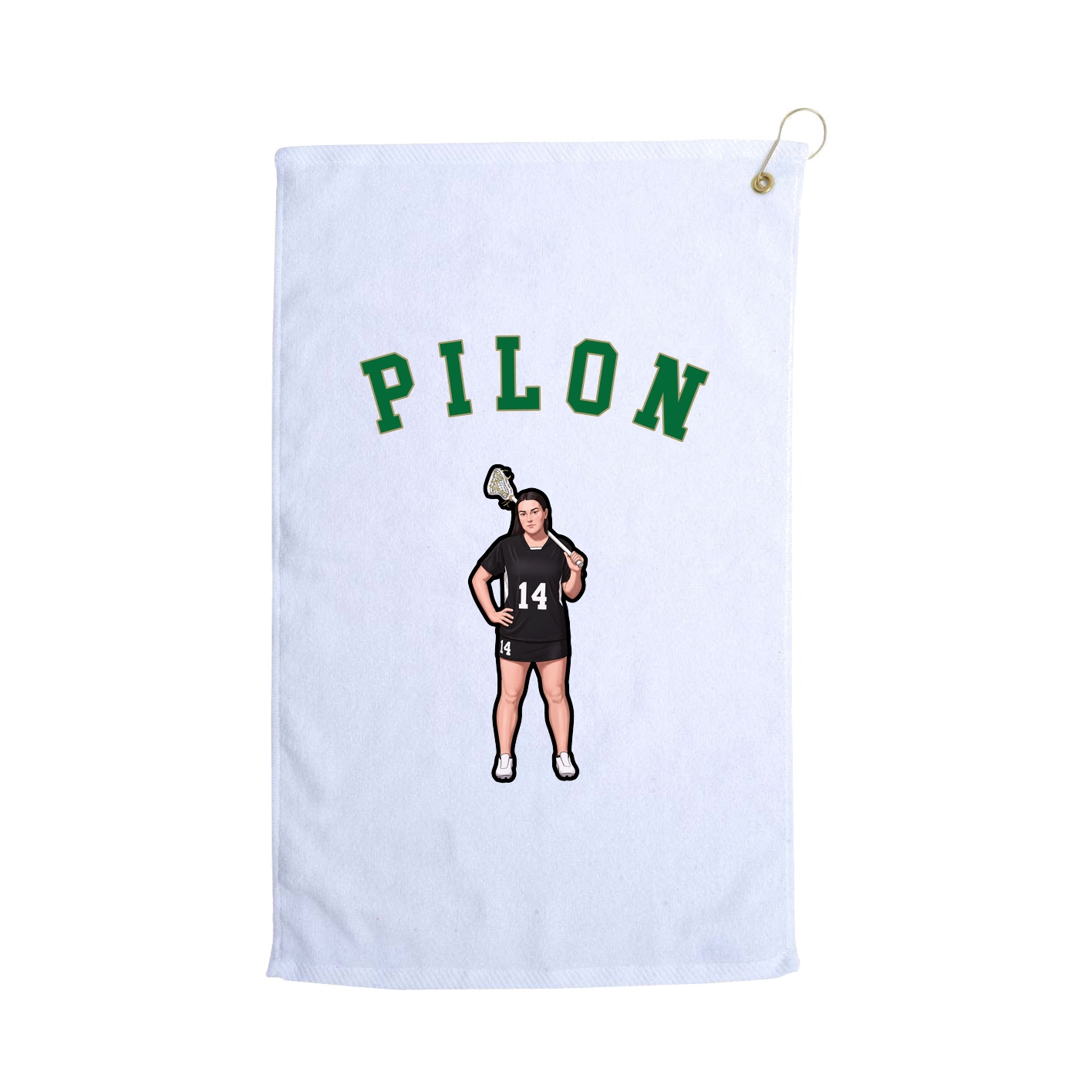 Golf Towel — Shirsey Arch in White
