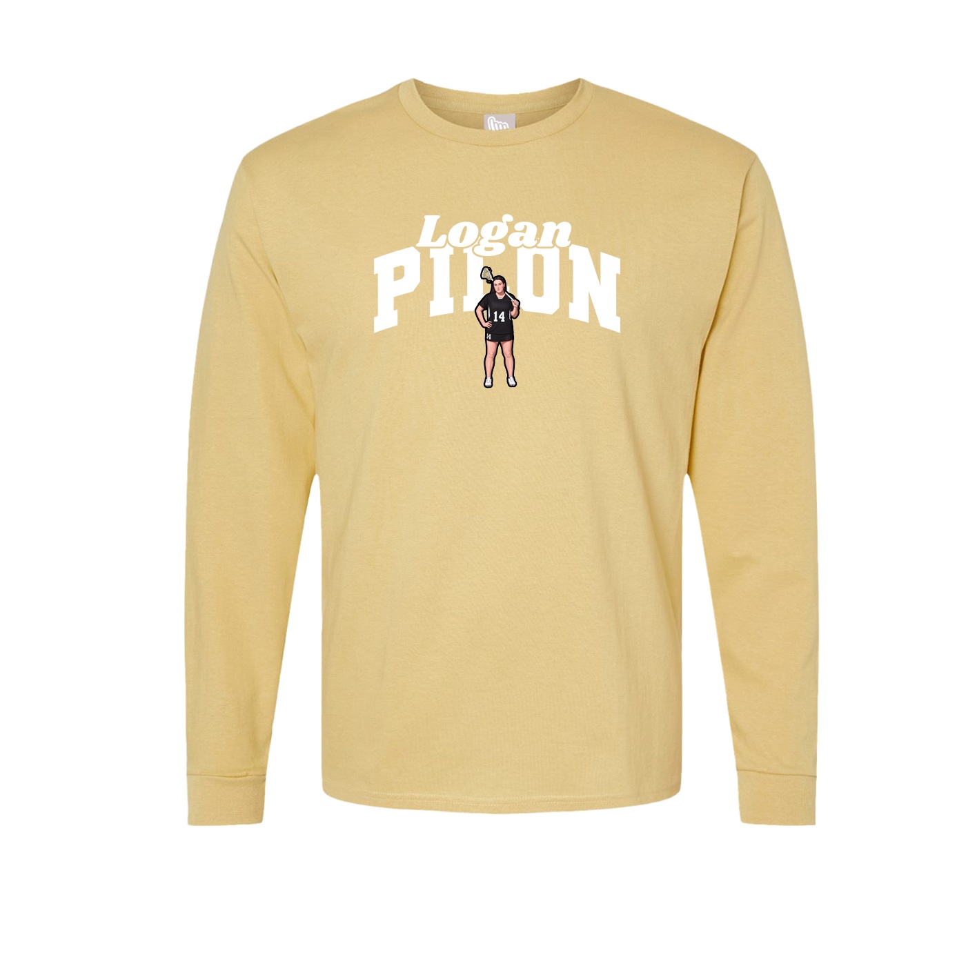 Long Sleeve Tee — Signature Arch in Vegas Gold