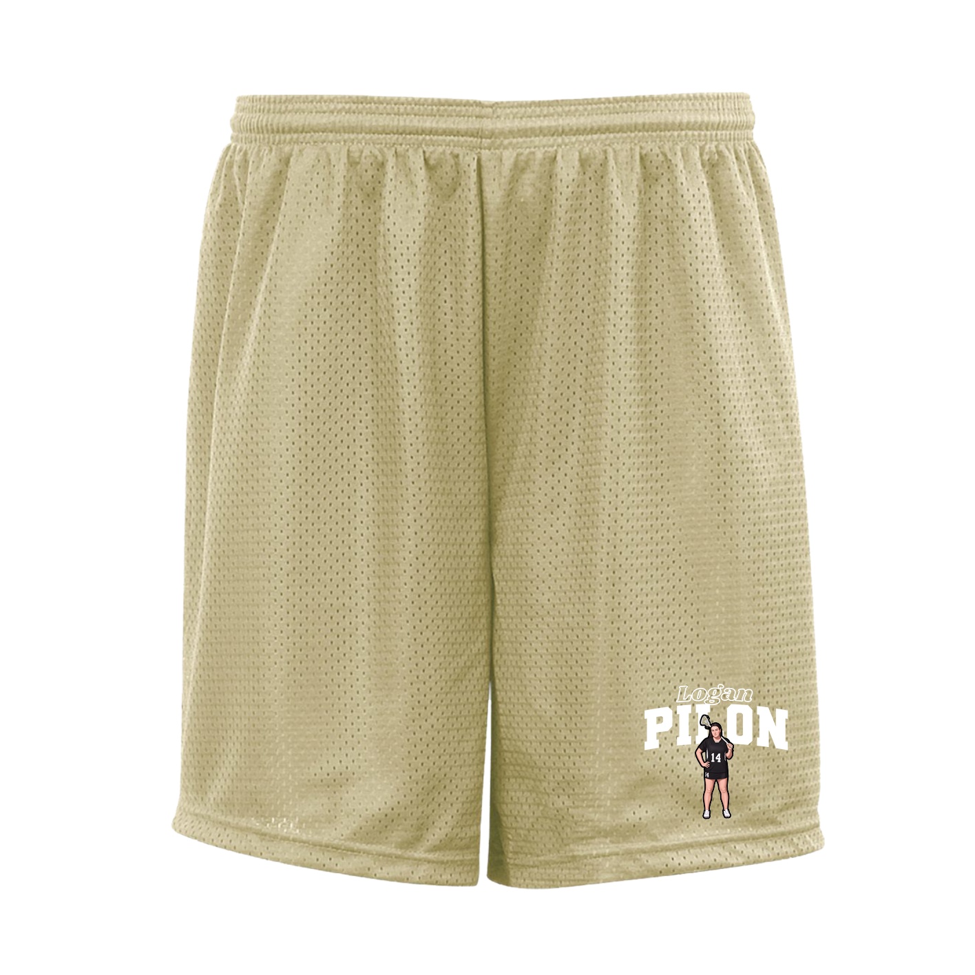Shorts — Name Arch in Vegas Gold