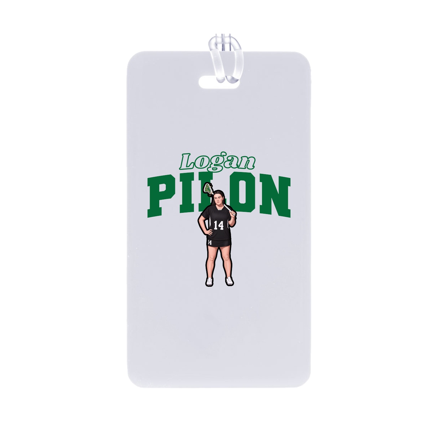 Bag Tag — Name Arch in Classic