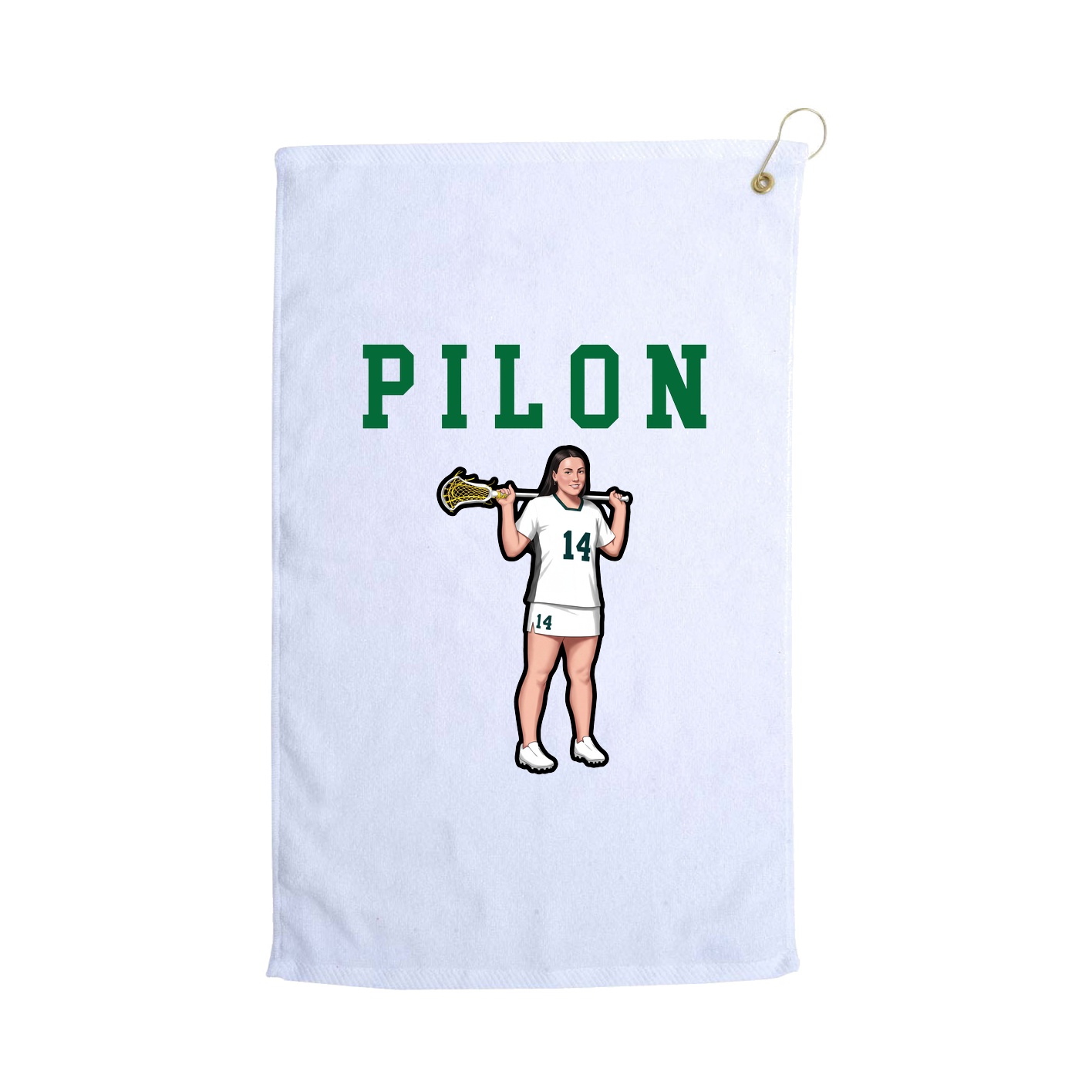 Golf Towel — Shirsey in White