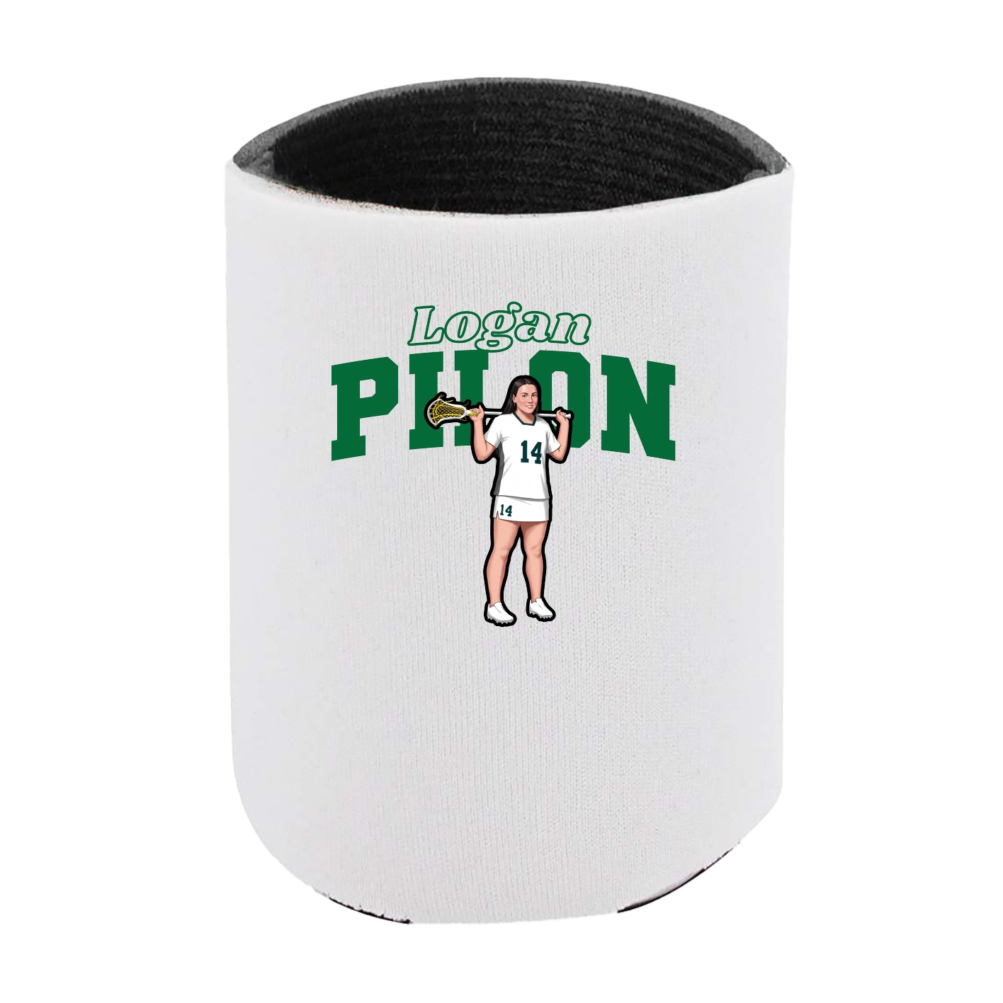 Can Holder — Name Arch in White