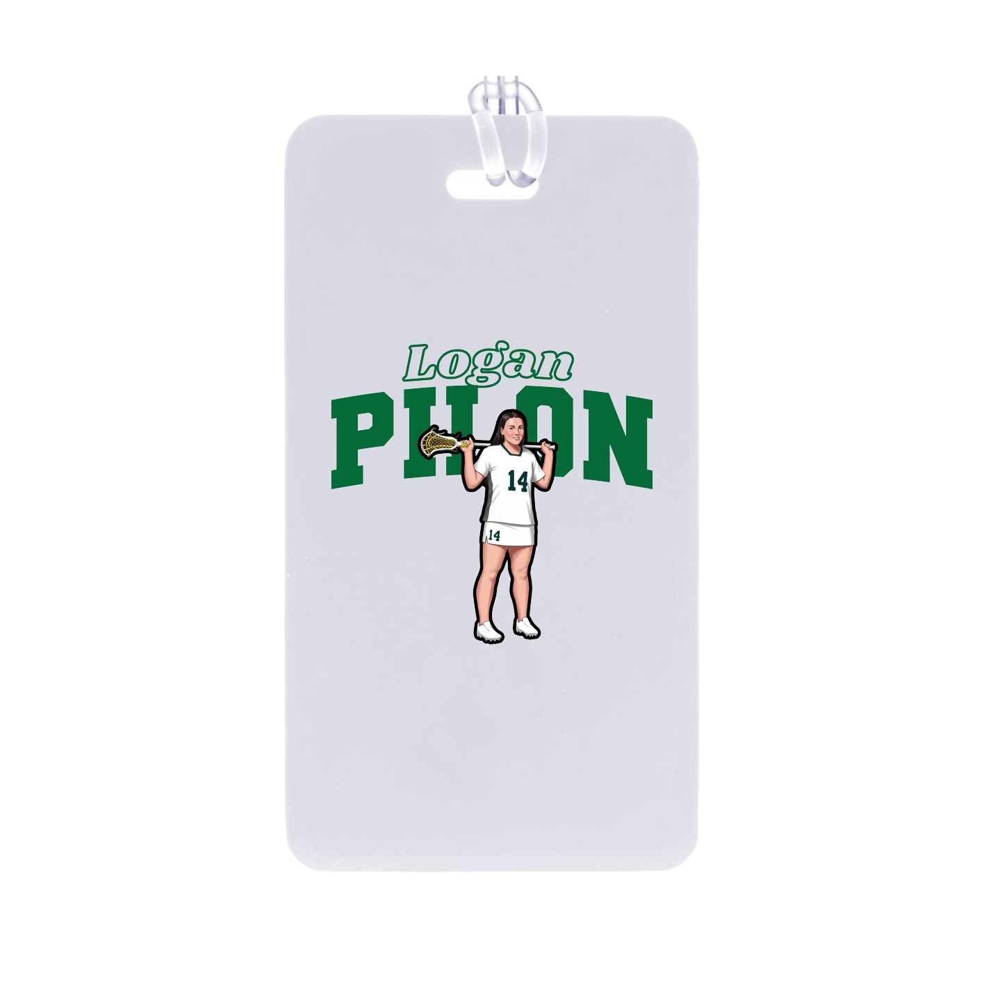 Bag Tag — Name Arch in Classic