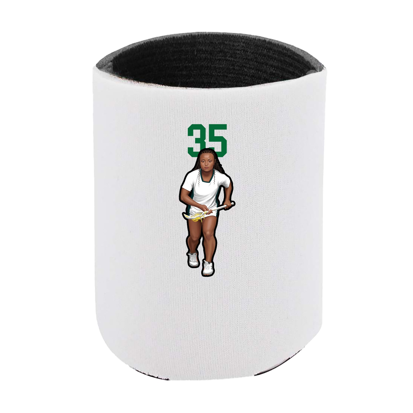 Can Holder — Number Top in White