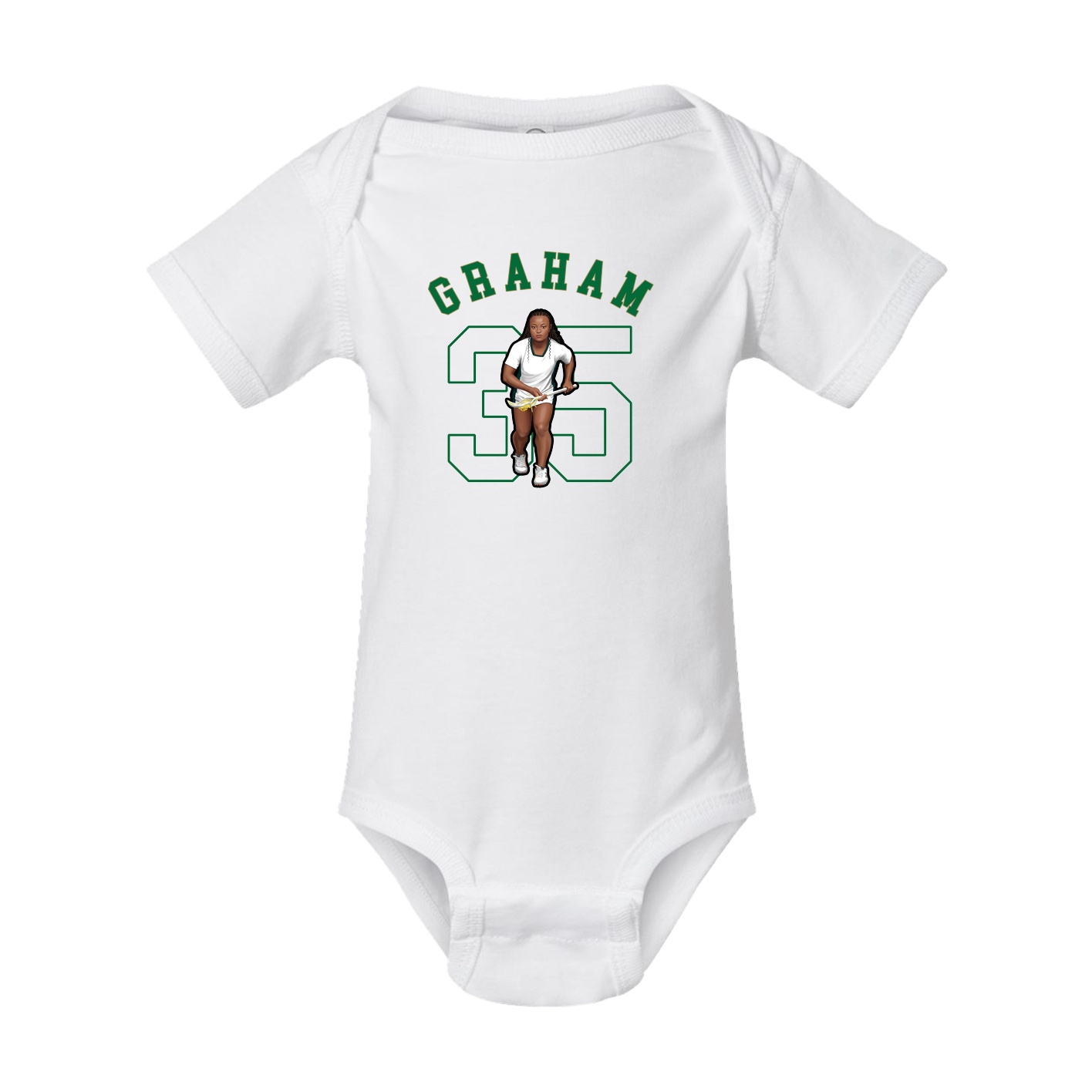 Baby Onesie — Shirsey Arch in White
