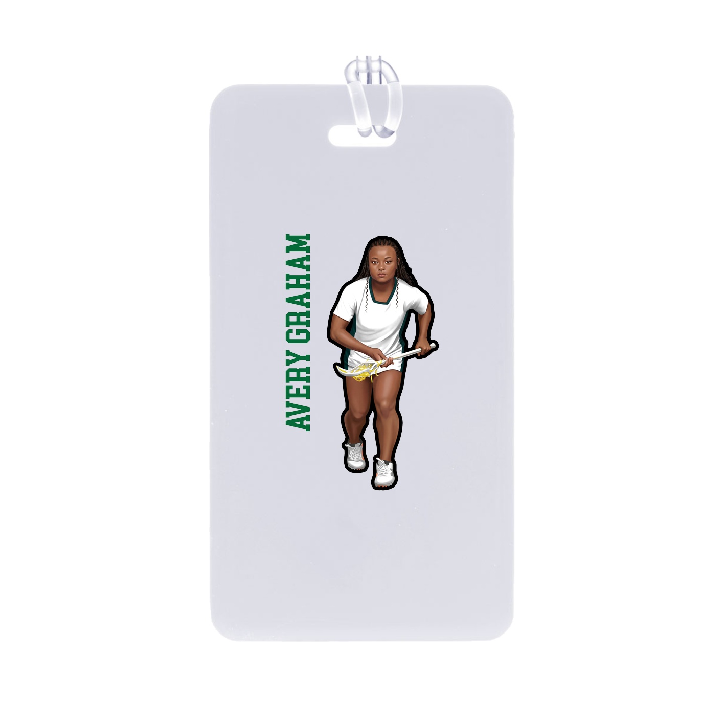 Bag Tag — Name Vertical in Classic