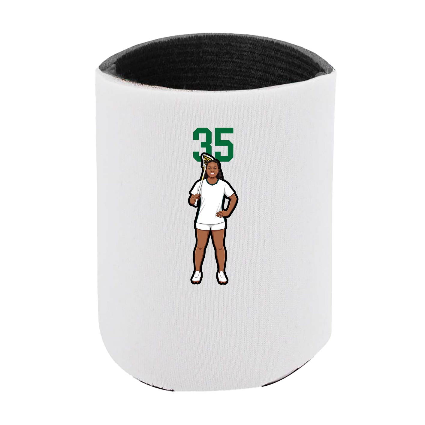 Can Holder — Number Top in White