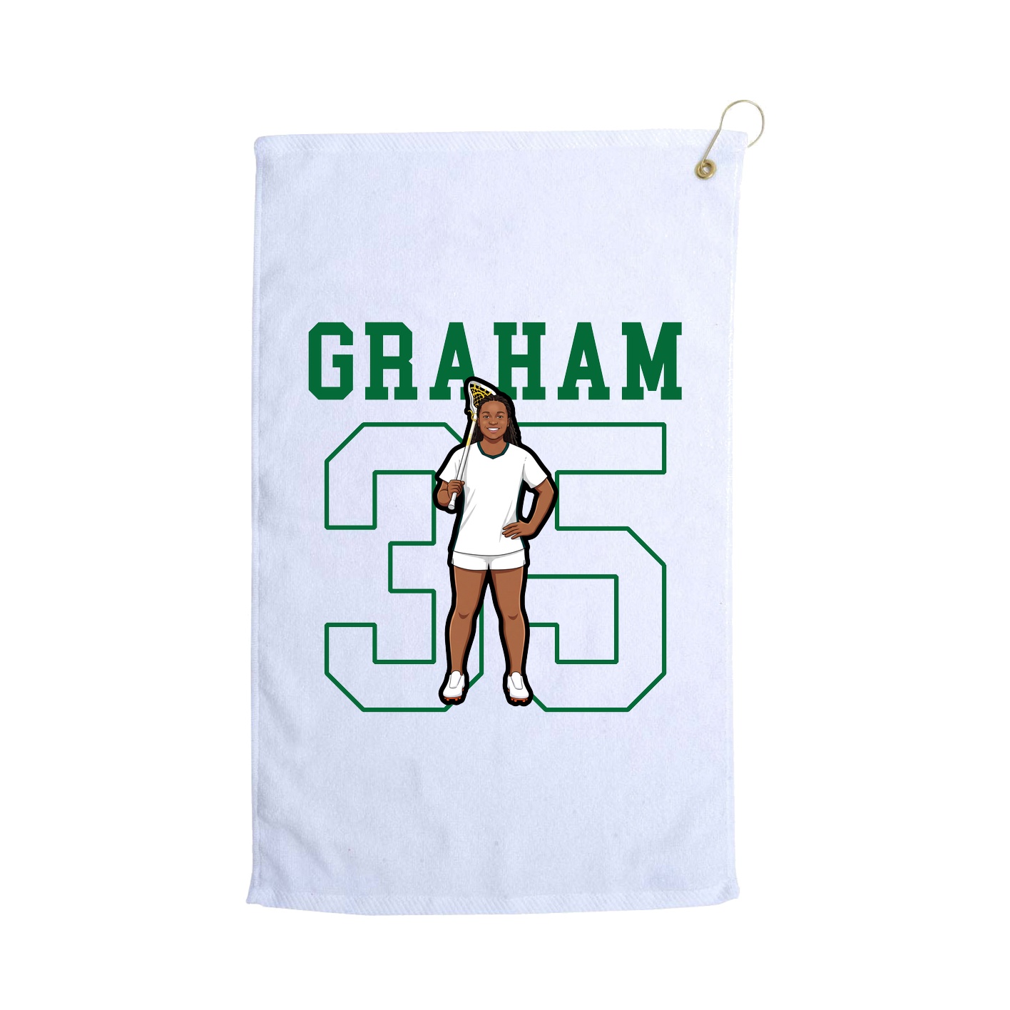 Golf Towel — Shirsey in White