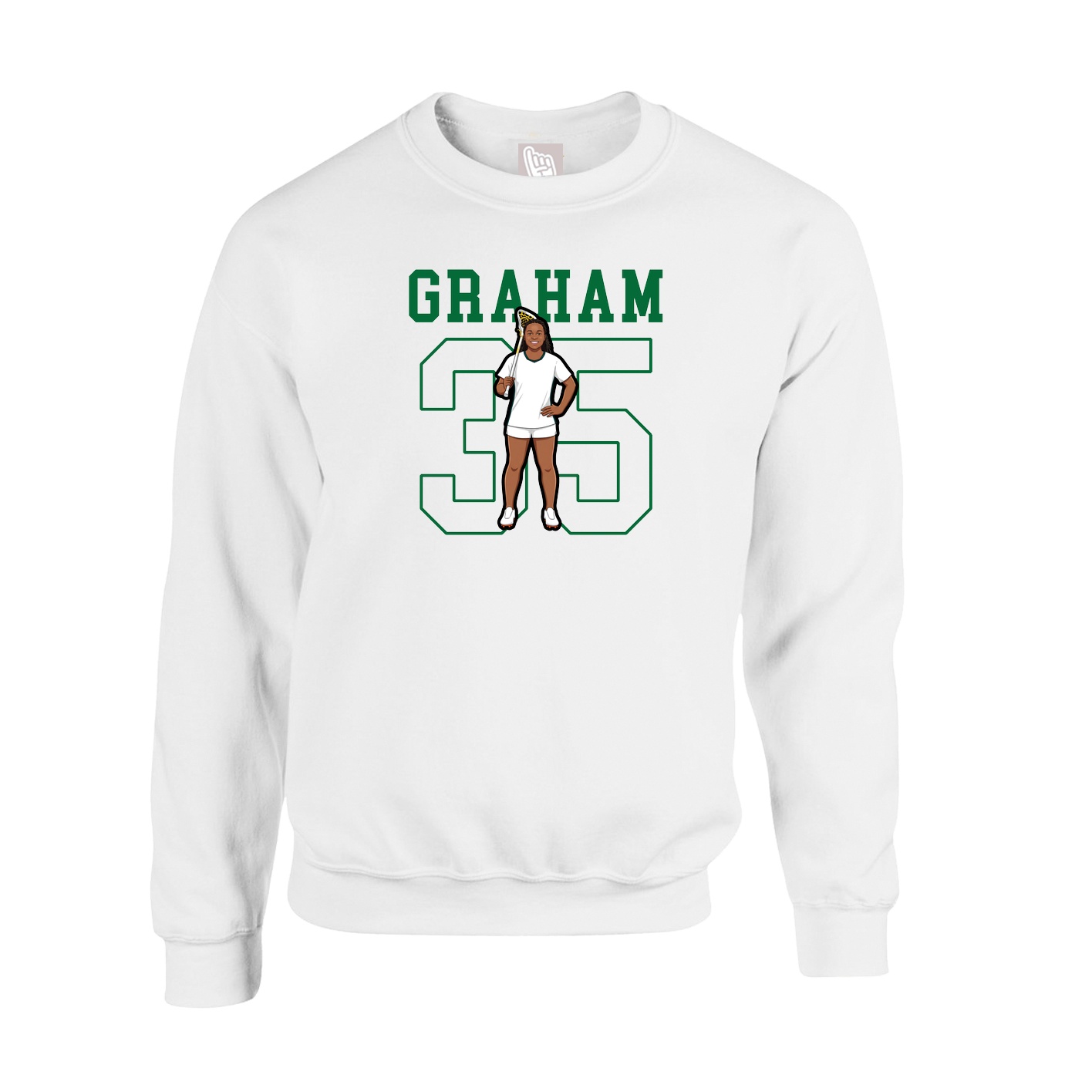 Fleece Crew — Shirsey in White